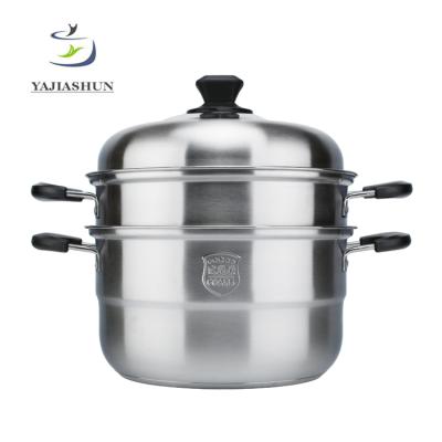 China Sustainable Food Grade Stainless Steel Steamer Cooking Pot For Home Kitchen for sale