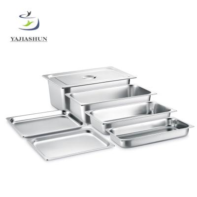 China Factory Price Eco-friendly Stainless Steel Food Warmer Buffet GN Pan Gastronorm Container for sale