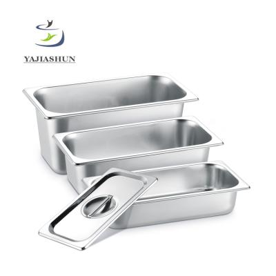 China Hotel Equipment American Style Catering Stainless Steel 1/3 GN Pan Food Pans Eco - Friendly for sale