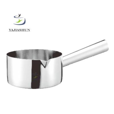 China Sustainable Durable Length Handle Stainless Steel Water Scoop Plunger Saver For Kitchen for sale