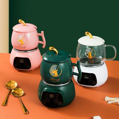 China Newest Viable Colorful Smart Temperature Control 100 Degree Heated Mug Milk Cup Electric Kettle Warmer Filling for sale