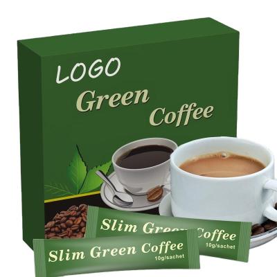 China Health Food OEM Instant Slim Green Coffee Powder Weight Loss Powder Natural Plant Support Slimming Coffee Powder for sale