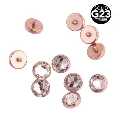 China VRIUA Nose Nail G23 Skin Pure Titanium Nail Body Jewelry Buried Popular Piercing Sting Buried Nail for sale