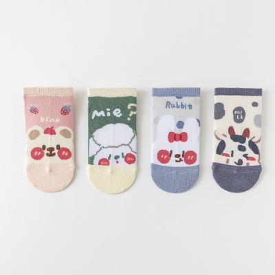 China Beautiful CT Pattern Antibacterial Cute Stockings Colorful Art Cut Out Socks Good For Gift for sale