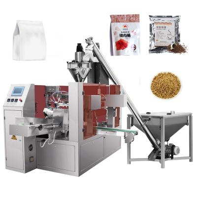 China Stand Beverage Zipper Pocket Albumen Vitamin Protein Turmeric Maca Milk Powder Automatic Packing Machine for sale