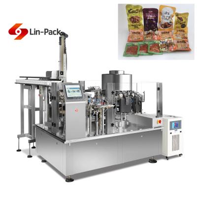 China Food Pickled Automatic Rotary Pickled Cucumber Egg Vacuum Packing Machine for sale