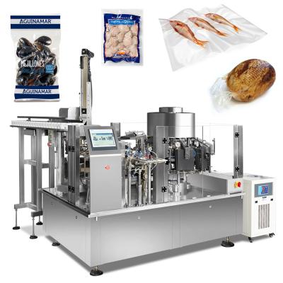 China Easy Operation High Efficiency Corned Beef Cooked Food Food Vacuum Packing Machine for sale