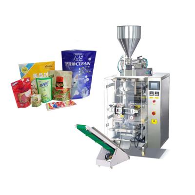 China Multifunctional Automatic Weighing Liquid Filling Vertical Packing Machine Honey Sachet Packing Beverage Machine for sale