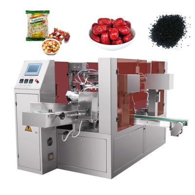 China Dry Beverage Fruit Pulp Fruit Vegetable Plastic Bag Multihead Weigher Packing Machine for sale