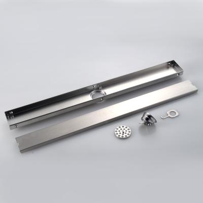 China HIDEEP Modern Bathroom Shower Drains 304 Stainless Steel Anti Smell Liner Floor Drain 60cm for sale