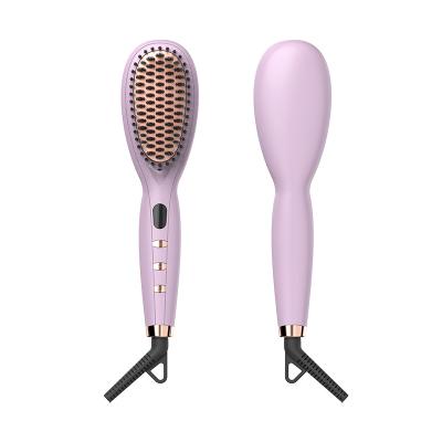 China Best Compact Flat Iron Straightener Brush Up Styling Tools For Thick Hair for sale