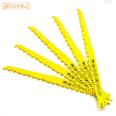 China Wood Cutting SCOWELL 9 Inch 5TPI Interchange Saw Blades ST-S1531L Recipe Saber Saw Blades For Pruning for sale