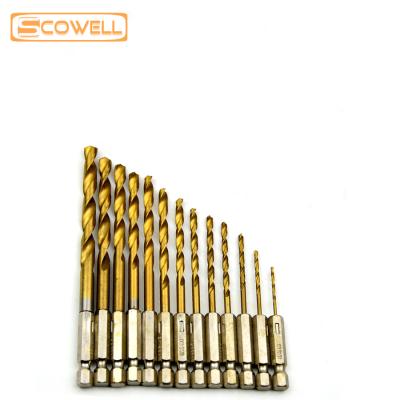 China Metal Drilling Sale M35 HSS Fully Ground Straight Shank Twist Drill Bit Best Manufacturer for sale