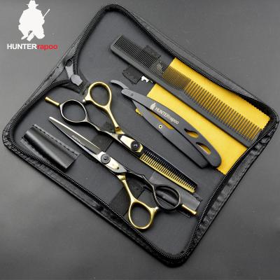 China Hair Cutting Scissors HT9173 6inch Professional Hair Thinning Scissors Set Hair Cutting Shears Barber Scissor Cut Razor for sale