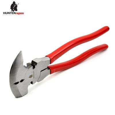 China 10 Inch Unrated Universal Fence Pliers Barrier Tool Fence Wire Cutter for sale