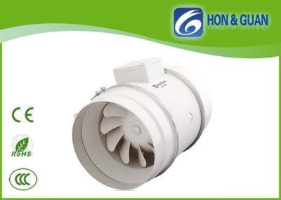 China HVAC 250mm Metal Shell Inline Vent Fan For Kitchen / Hospital 220V for sale