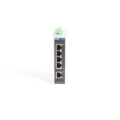 China LACP DIN Rail 5 Port RJ45 Industrial 10/100/1000M Ethernet Switch for sale