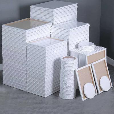 China Streched Canvas Panels For Painting Artist Individually Wrapped Quality Canvas Panels Made From Pure Cotton for sale