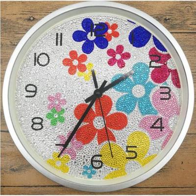 China Full 5d DIY Modern Glitter Rhinestone Painting Clock For Kids Diamond Painting for sale