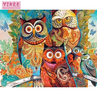 China Modern Painting By Numbers Modern Oil Painting By Number Animal, Oil Painting By Numbers Owls for sale