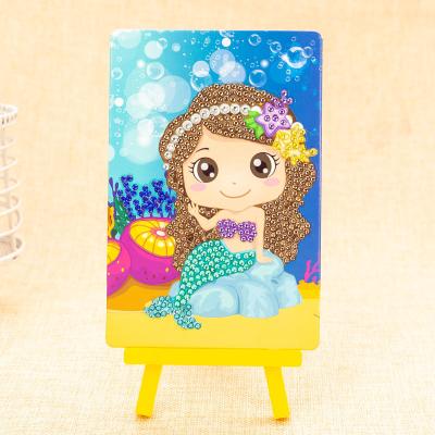 China New classic/postmodern cardboard diamond painting wholesale custom diy 5d diamond painting kit for kids for sale