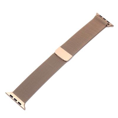 China Milanese Stainless Steel Metal Strap Apple Watch Band For Apple Watch Series 6 5 4 for sale