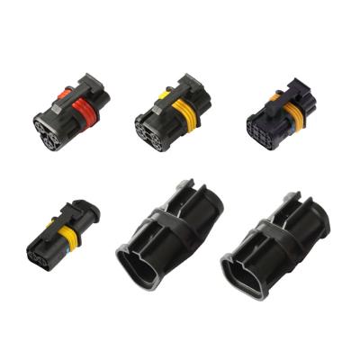 China 1.5series 2/3/4/6 Pin Male &Female Automotive Auto Connector Wire Harness Electrical Terminal Waterproof Factory Reelhon for sale