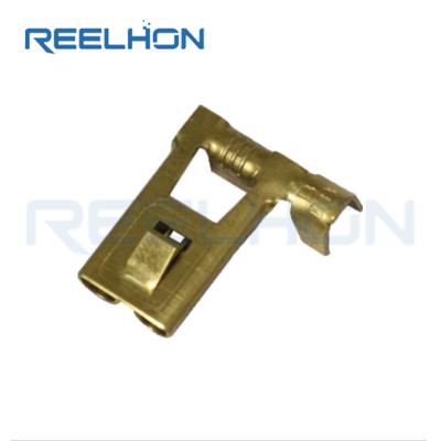 China Reelhon RHD031-2 Copper Terminal In Connector Brass Auto Terminal Waterproof Wire To Wire Contact Terminal Block Factory for sale