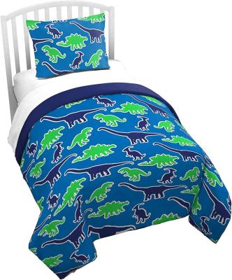 China Modern Hot Sale Amazon Glow In The Dark Microfiber Bedding Twin Sets Dinosaur Bedding for sale