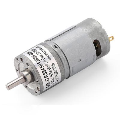 China DM-37RS545 37mm totally enclosed pmdc geared motor for sale