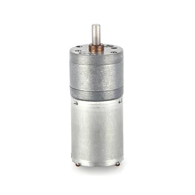 China Metal Gear DM-25RS370 25mm High Torque Geared DC Motor for sale