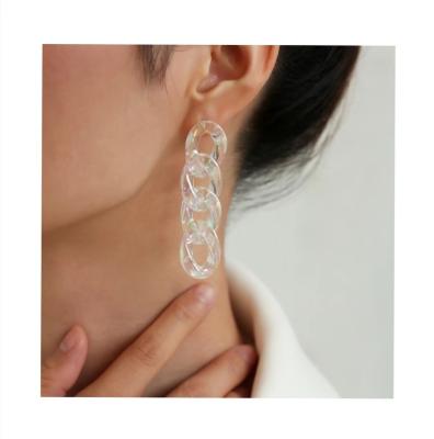 China 2022 New Trendy Vintage Fashion Luxurious Acrylic Custom Tassel Earrings for sale