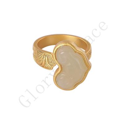 China CLASSIC Modern And Timeless Women Wedding Fine 18k Gold Couple Fashion Jewelry Ring for sale