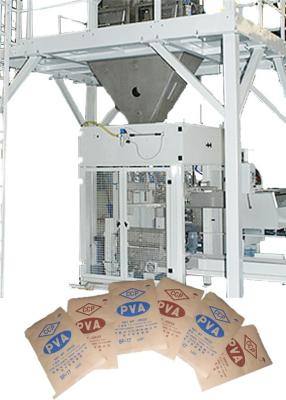 China Automatic Bag Packing Machine for Plastic Pellet / PVC Powder 10 KG 25 KG 50 KG for sale