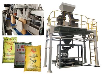 China Automatic Packaging Machine / Filling Weighing Machine Auto Sealing For Chemical Powder for sale