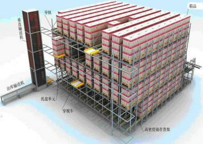 China Shuttle Racking System AGV Automated Guided Vehicle Integration High Accuracy for sale