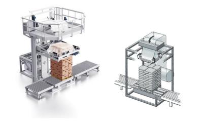 China Máquina fría de la capilla del estiramiento para envolver el fertilizante empaletado, embaladora de la plataforma en venta