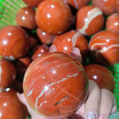 China China Wholesale Crystals Quartz Crystal RedJade Sphere Ball Natural Stone Decoration for sale