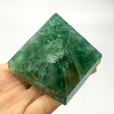 China China Large Size Natural Pakistan Green Fluorite Quartz Pyramids Crystal Pyramid For Selling for sale