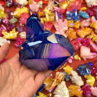 China Wholesale Group of Angel Aura Quartz Crystals Healing Rainbow Quartz Crystal from China for sale