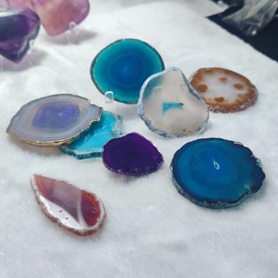 China Wholesale China Natural And Colorful Agate Mineral With Phnom Penh Agate Slice for sale