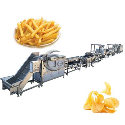 China Vegetable Processing Plant Factory Direct Automatic Potato French Fries Making Machine With Lowest Price for sale