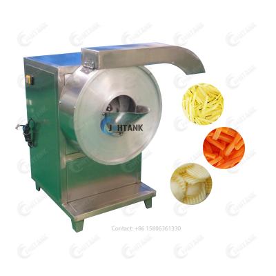 China Commercial Automatic Vegetable Shredder Shredder Hotels Carrot Carrot Cassava Cutter Stick Slicer Sweet Potato Chips Cutting Machine Price for sale