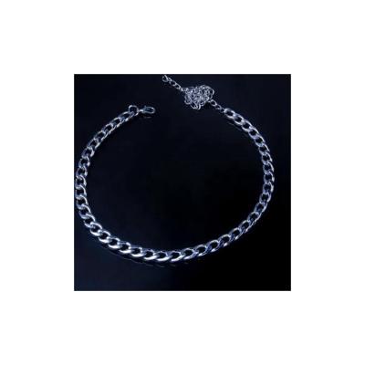 China Hiphop Cheap Hot Selling Good Quality Titanium Steel Link Necklace Chunky Cuban Jewelry for sale