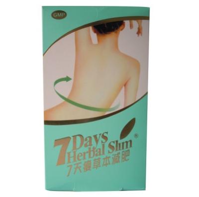 China Natural 7 Days Herbal Slimming Pills With Dai dai hua Formula for Waist Weight loss for sale