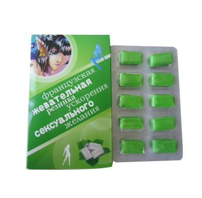 China Long Effect No.1 Sex Enhancer Chewing Gum, Natural Female Enhancement Pill With Herb Extract for sale