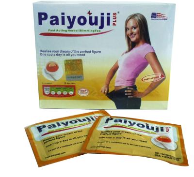 China Effective Paiyouji Plus Herbal Slimming Tea With Vitamins To Reduce Weight, 18 Sachets/Box for sale