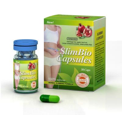 China 100% Natural Herbal Slimming Pills, Slim Bio Weight Loss Capsules To Suppress Appetite for sale