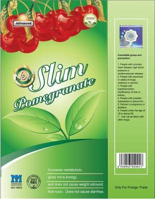 China Pure Natural Slim Pomegranate Slimming Capsules, Rapid Herbal Diet Pills To Lose Weight for sale