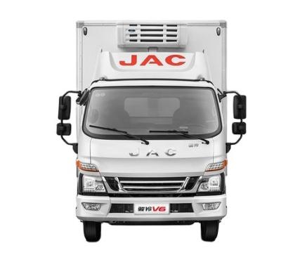 China Jianghuai Junling V6 Dr. Bing 160 Hp 4X2 4.015 Meter Refrigerated Truck 1-10T for sale